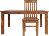 Mallani Large Table with 8 Chairs - with Delhi Chairs