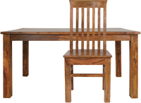 Mallani Large Table with 8 Chairs - with Delhi Chairs