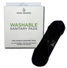 Mama Designs Washable Reusable Black Pads - Maxi Plus - Pack of 3