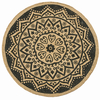 Mandala Print Round Rug