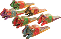 Mango Wood Elephant Doorstop