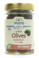 Mani Blaeuel organic Kalamon Olives al Naturale - 205g