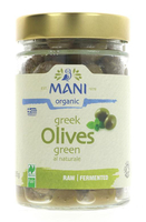 Mani Organic Green Olives al Naturel x 205g