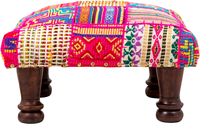 Mardi Gras Footstool