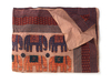 Maroon Elephant Throw