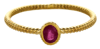 Marzipants 18ct Gold Ring - Ruby