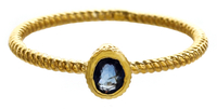 Marzipants 18ct Gold Ring - Sapphire
