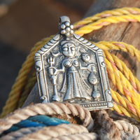 Marzipants Handmade Goddess Kali Charm - Antique Silver