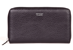 Matt & Nat Vegan Trip Wallet Purse - Black