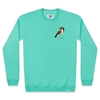 Matt Sewell Mens Tree Sparrow Sweat - Sea Glass