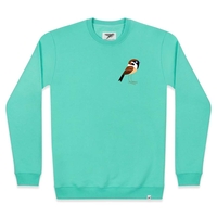 Matt Sewell Mens Tree Sparrow Sweat - Sea Glass