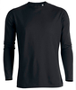 Mens Organic Cotton Round Neck Long Sleeve T-Shirt