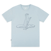 Mens Paddle Wild Tee - Illusion Blue