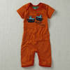 Messing Around in Boats Playsuit (Orange Stripe)