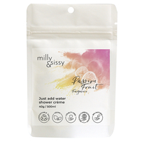 Milly & Sissy Zero Waste Shower Crème Refill Sachet - Passion Fruit - 40g