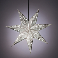 Mini 7 Point Star Hanging Decoration - Star & Dot Design