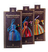 Mini Worry Dolls in a Bag - Pack of 6