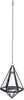 Mokomo Antique Zinc Hanging Lantern - Small