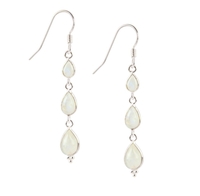Moonstone Droplets Earrings