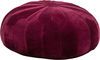 Moroccan Cotton Velvet Pouffe - Magenta