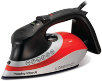 Morphy Richards Eco Comfigrip Antiscale Ionic Iron 190g 2600w Black / Red
