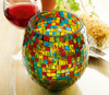 Mosaic tealight holders (Set of Two)