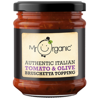 Mr Organic Tomato & Olive Bruschetta Topping - 200g