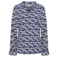 Mudd & Water Daisy Blouse - Navy Dot