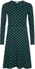 Mudd & Water Hourglass Dress - Green Polka Dot