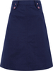 Mudd & Water Navy Lara Linen Skirt