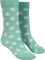 Mudd & Water Shell Print Organic Cotton & Bamboo Socks