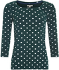Mudd & Water Skies the Limit Top - Green Polka Dot