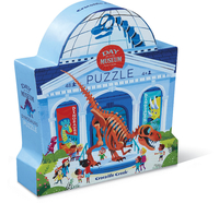 Mudpuppy Day at the Museum Dinosaur Jigsaw Puzzle - 48 Piece
