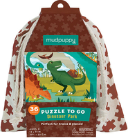 Mudpuppy Dinosaur Puzzle-to-Go
