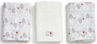 My 1st Friend Muslin Squares - Pack Of 3