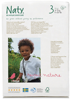 Naty Eco Disposable Nappies - Midi - Size 3 - Pack of 31