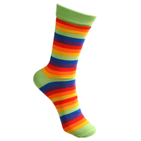 Rainbow Stripe Bamboo Socks - UK7-12