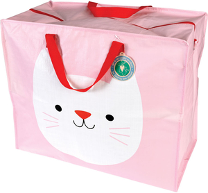 Recycled Jumbo Storage Bag - Cookie the Cat