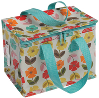 Recycled Lunch Bag Mid Century Poppy