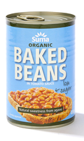 Suma Organic Baked Beans - Low Sugar - 400g