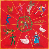 Twelve Days of Christmas Charity Christmas Cards - Pack of 8