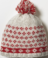 Womens Tromso Bobble Beanie - Red