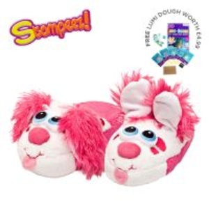 Stompeez Slippers - Perky Pink Puppy