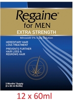 Regaine Extra Strength Solution -Twelve Months Supply 60ml x 12