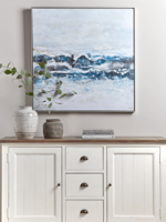 Waves Abstract Canvas