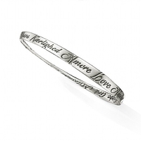 Infinite Love Silver Bangle