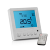 Programmable Thermostat silver - with remote